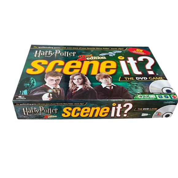 HARRY POTTER Scene it? 2nd Edition The DVD Game EUC 100% COMPLETE! - Picture 7 of 8